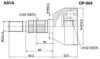 OPEL 1603273 Joint Kit, drive shaft